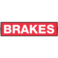 2' x 8' FullSpeed Automotive Brakes Mesh Bay Banner - RED