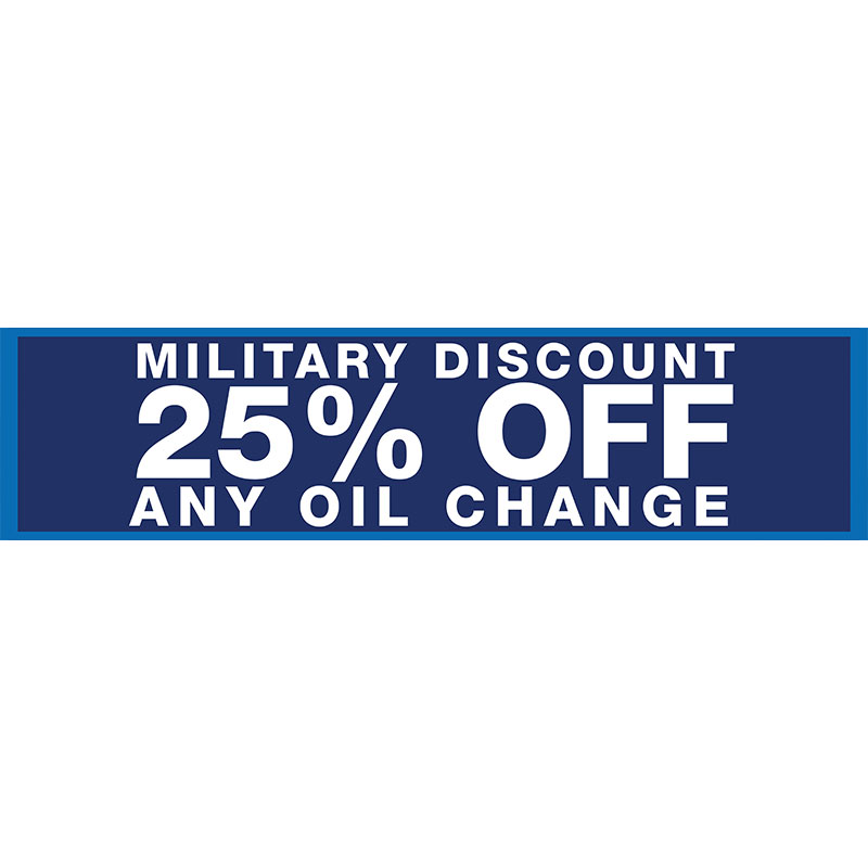 2' x 8' FullSpeed Automotive 25% Off Military Mesh Bay Banner - BLUE
