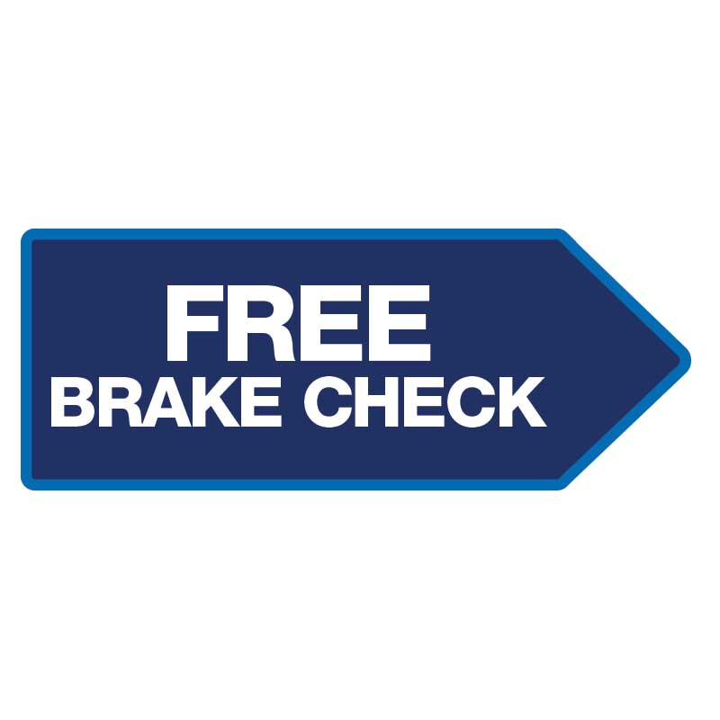 46" X 18" FullSpeed Automotive Blue Free Brake Check Arrow Spinner Sign (double sided)