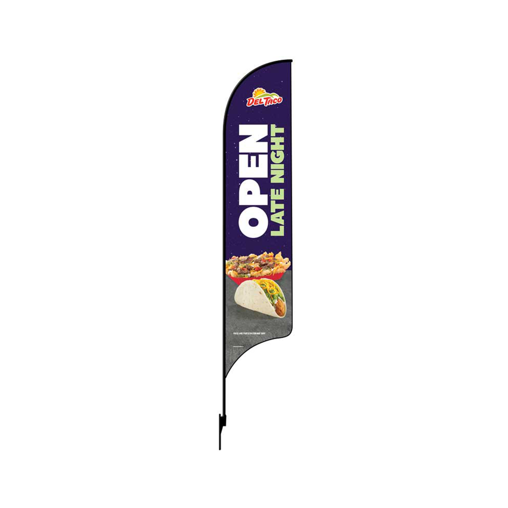 15' Del Taco Open Late AdverSail Flag Kit