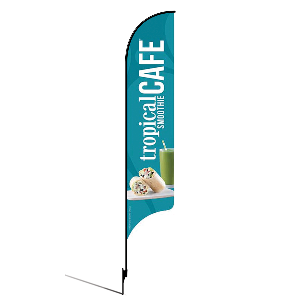 Kit for 15' Tropical Smoothie Cafe Teal Logo AdverSail